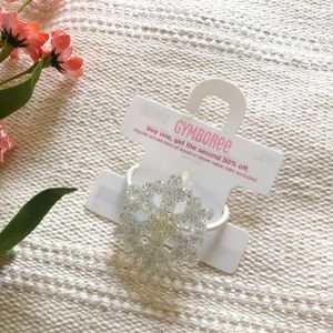 Gymboree Vintage Snowflake Hair Tie